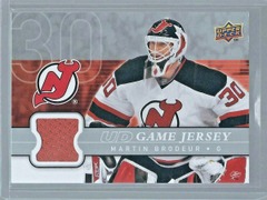 2008-09 Upper Deck Series 1 Martin Brodeau #VGJ-MB UD Game Jersey